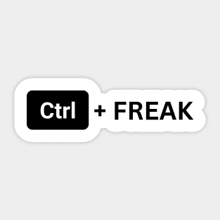 Control Freak - Ctrl+Freak Sticker